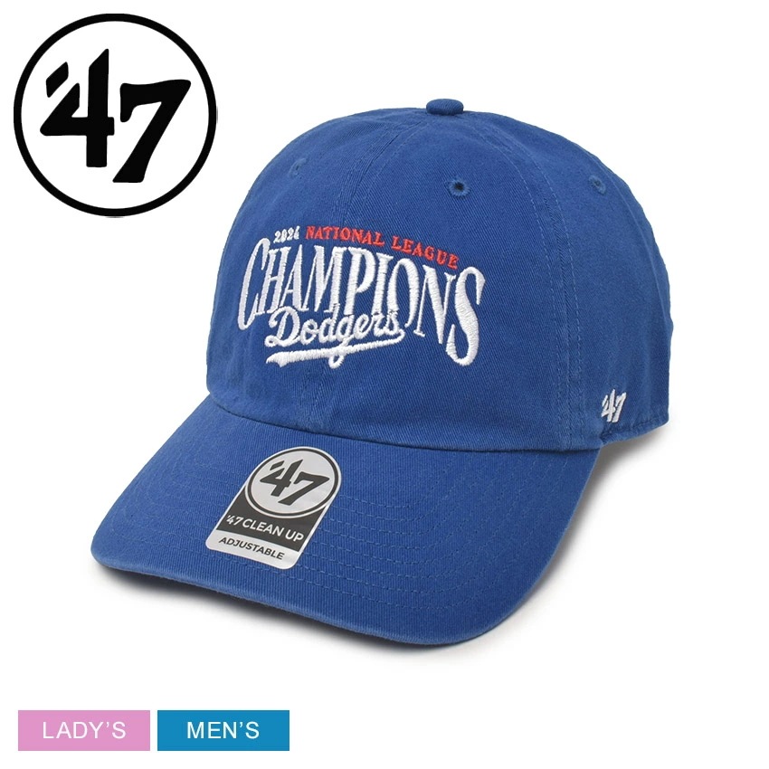 帽子 キャップ LOS ANGELES DODGERS MLB WORLD SERIES DUELING 47 CLEAN UP NTL-LECH12GWS レディース メンズ 野球 刺繍