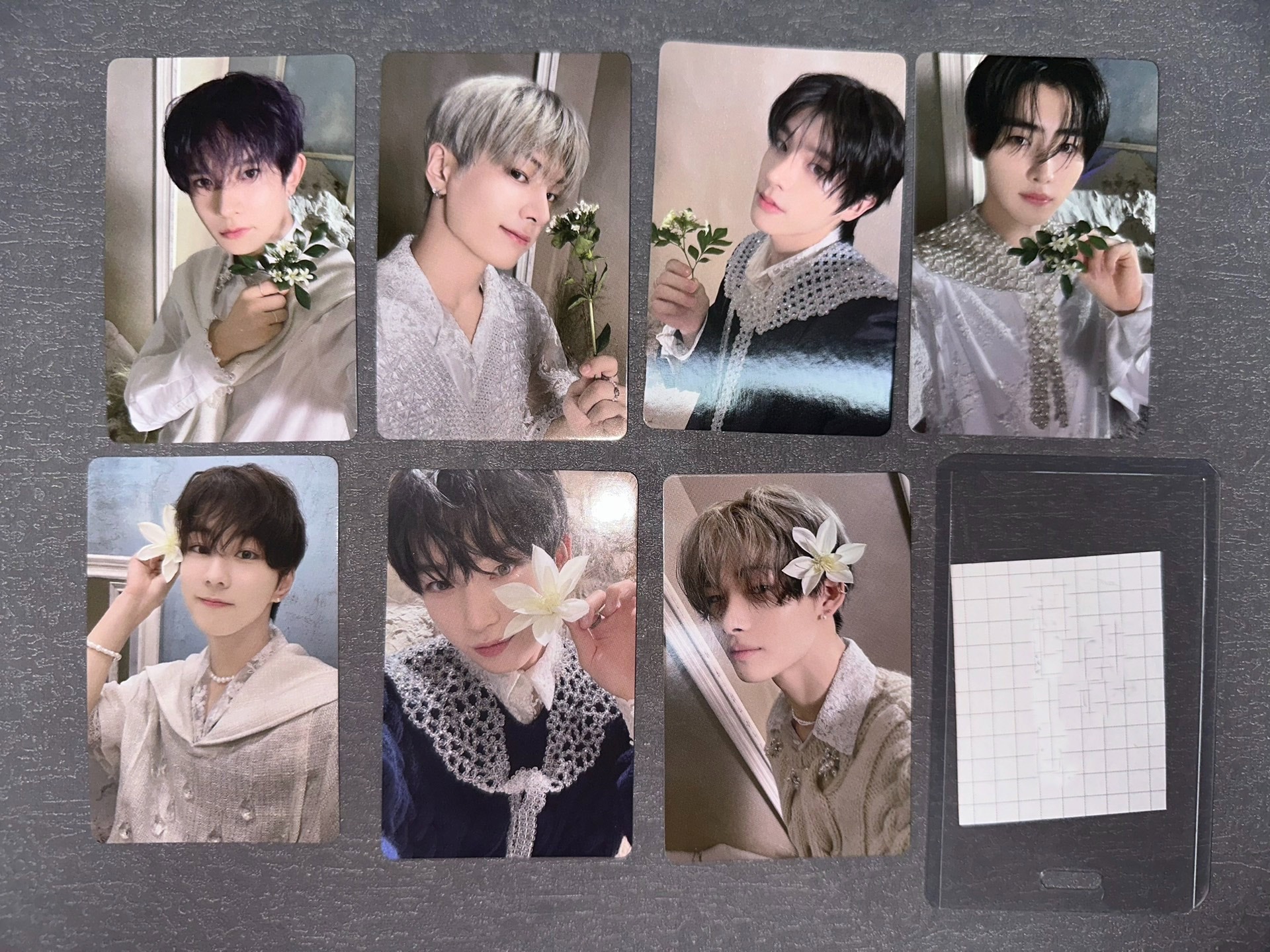 公式 ENHYPEN yzy yzy1.0 特典トレカ mini5 pb Orange Blood 公式グッズ 写真 全員7枚セット