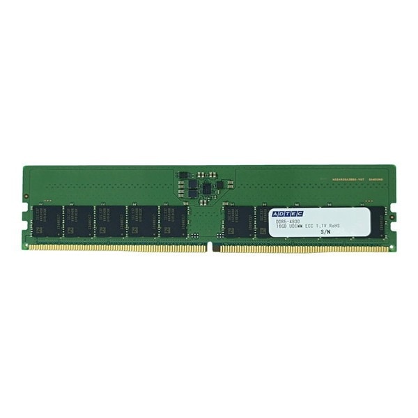 ADS4800D-E16GSB [メモリ (DDR5-4800 UDIMM ECC 16GB 1Rx8)]