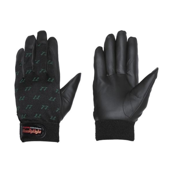 （まとめ）ペンギンエースジャパン ノンスリップライト LL ブラック PA-9104 1双[x5]