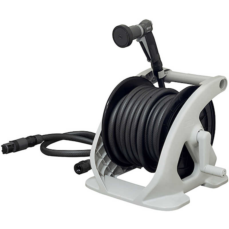 タカギ　ホースリール 20m オーロラWASH ガーデニング 園芸 洗車 清掃 おしゃれ 内径15mm　R320WS