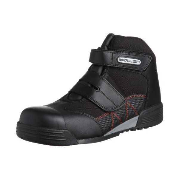 MPC525-BK-26.0 ブラック ワイド樹脂先芯入りハイカットスニーカー (26.0cm) メーカー直送