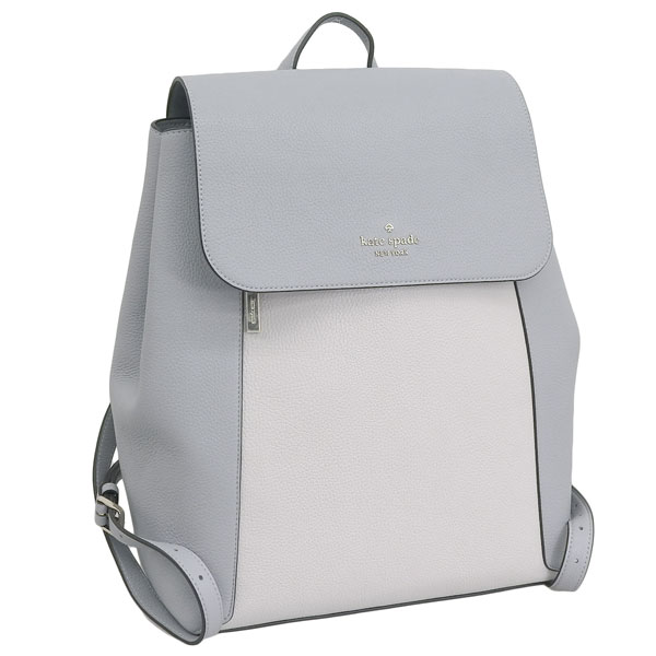 ケイトスペード バッグ レディース リュック リュックサック バックパック アウトレット レザー グレーマルチ レナ lena flap backpack KH438-020 KATE SPADE A