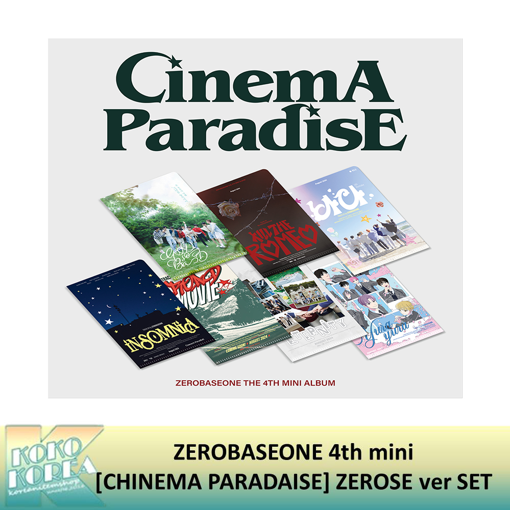 7種セット ZEROSE ver ZEROBASEONE The 4th Mini Album [CHINEMA PARADISE]