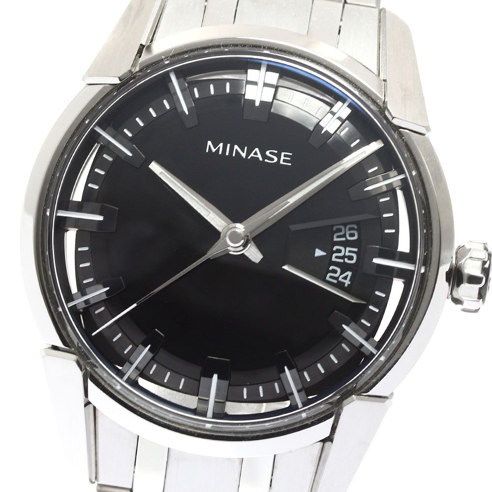 ミナセ MINASE VM04-M03SB ディヴァイド ヒズ シリーズ デイト 自動巻き メンズ _911800【中古】