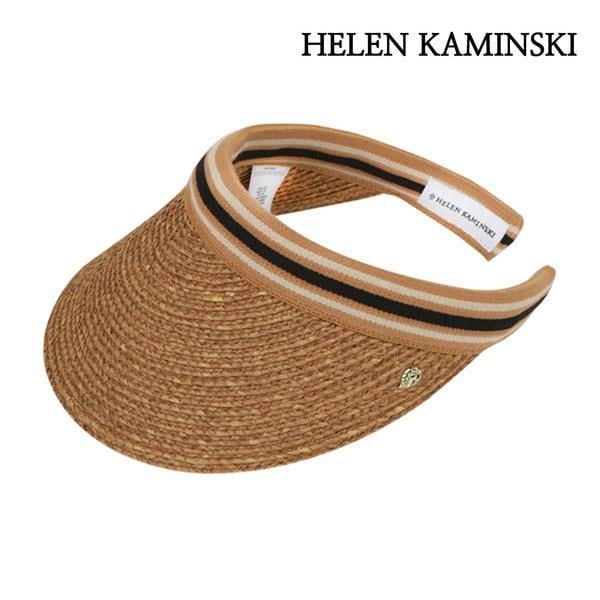 ビアンカ サンキャップ 麦わら帽子 ヌガー ブラック バイザーハット HAT50265-NUBS