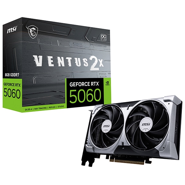 GeForce RTX 5060 8G VENTUS 2X OC ブラック グラフィックボード