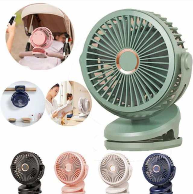 卓上扇風機 クリップ 充電式 ファン 扇風機 超強風 静音 ミニ扇風機 熱中症対策 省エネ 大容量バッテリー 風量4段階 クリップ