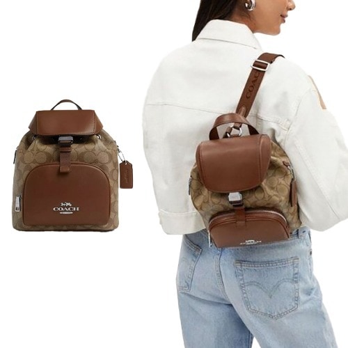 PACE BACKPACK IN SIGNATURE CANVAS CR130