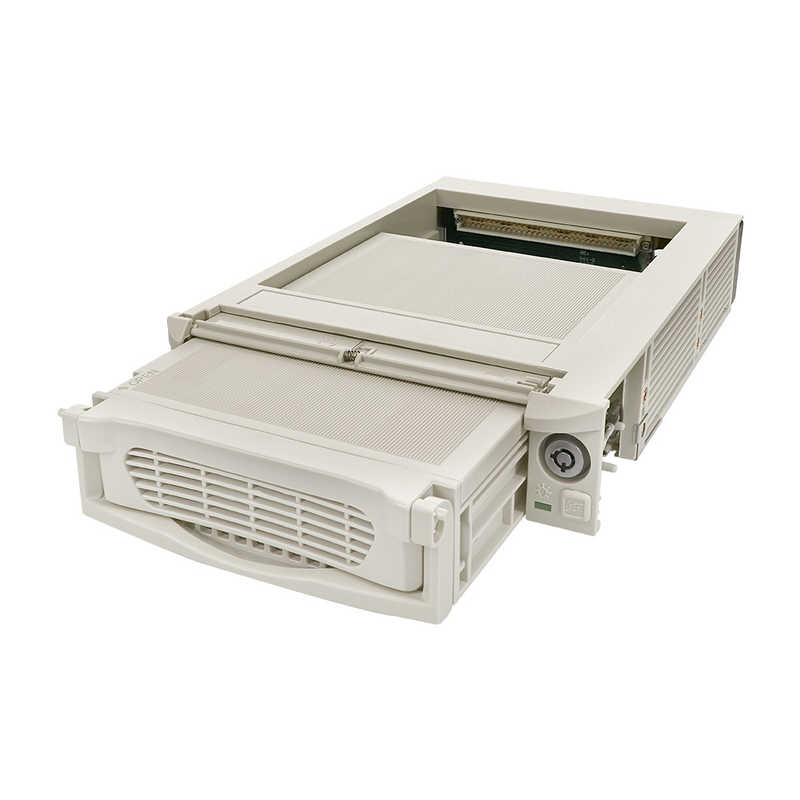 OWLTECH　HDDを手軽に着脱可能 鍵付きモービルラック Mobile Rack PRO 90 アイボリー　OWLBF90SP2IV