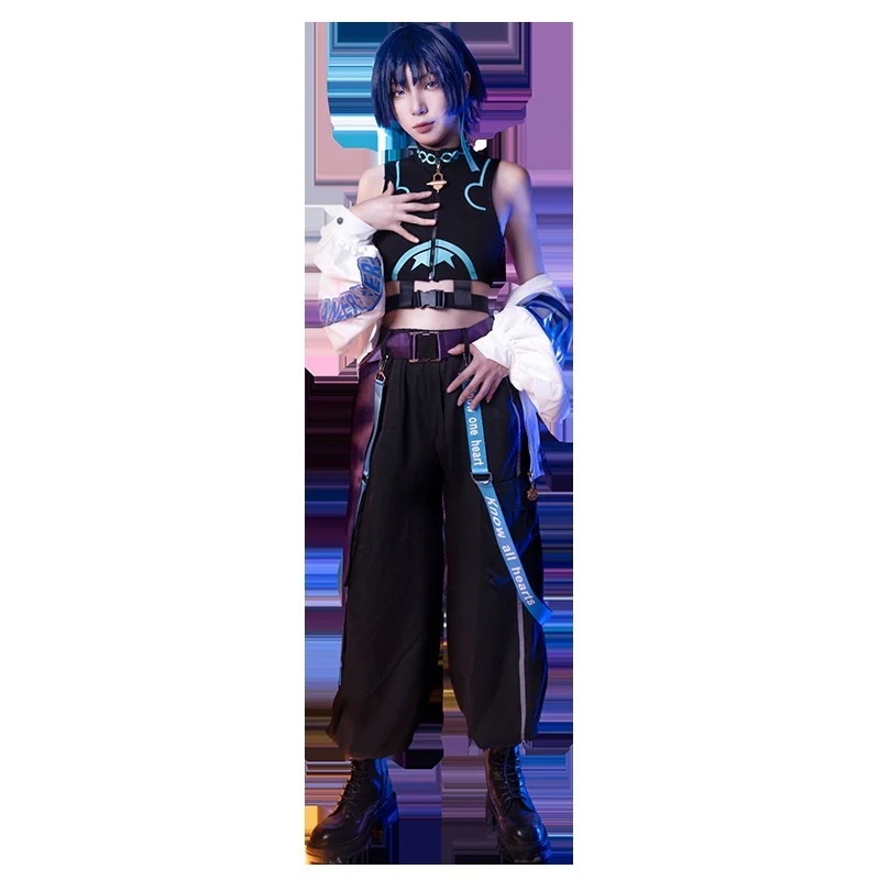 パーティーイベント用品コスチューム一式ハロウィン 変身 日常服 仮装 げんしん クリスマス イベント文化祭 原神 流浪者 スカラマシュ 散兵 ハロウィン コスプレ Genshin スーツ 2023