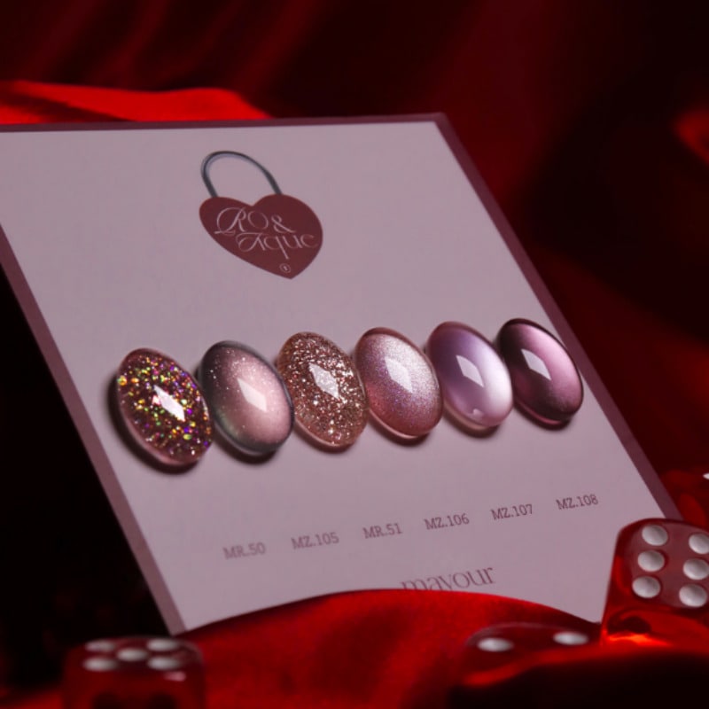 mayour / Ro & Tique Magnet gel Glitter gel 6 set / nail