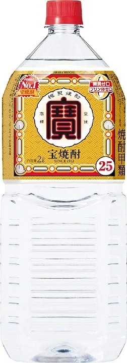 【送料無料】宝酒造 宝焼酎 25度 2000ml 2L6本【北海道東北四国九州沖縄県は必ず送料がかかります】 6,644円