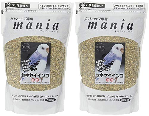 mania(マニア) プロショップ専用 セキセイインコ 3L*2袋