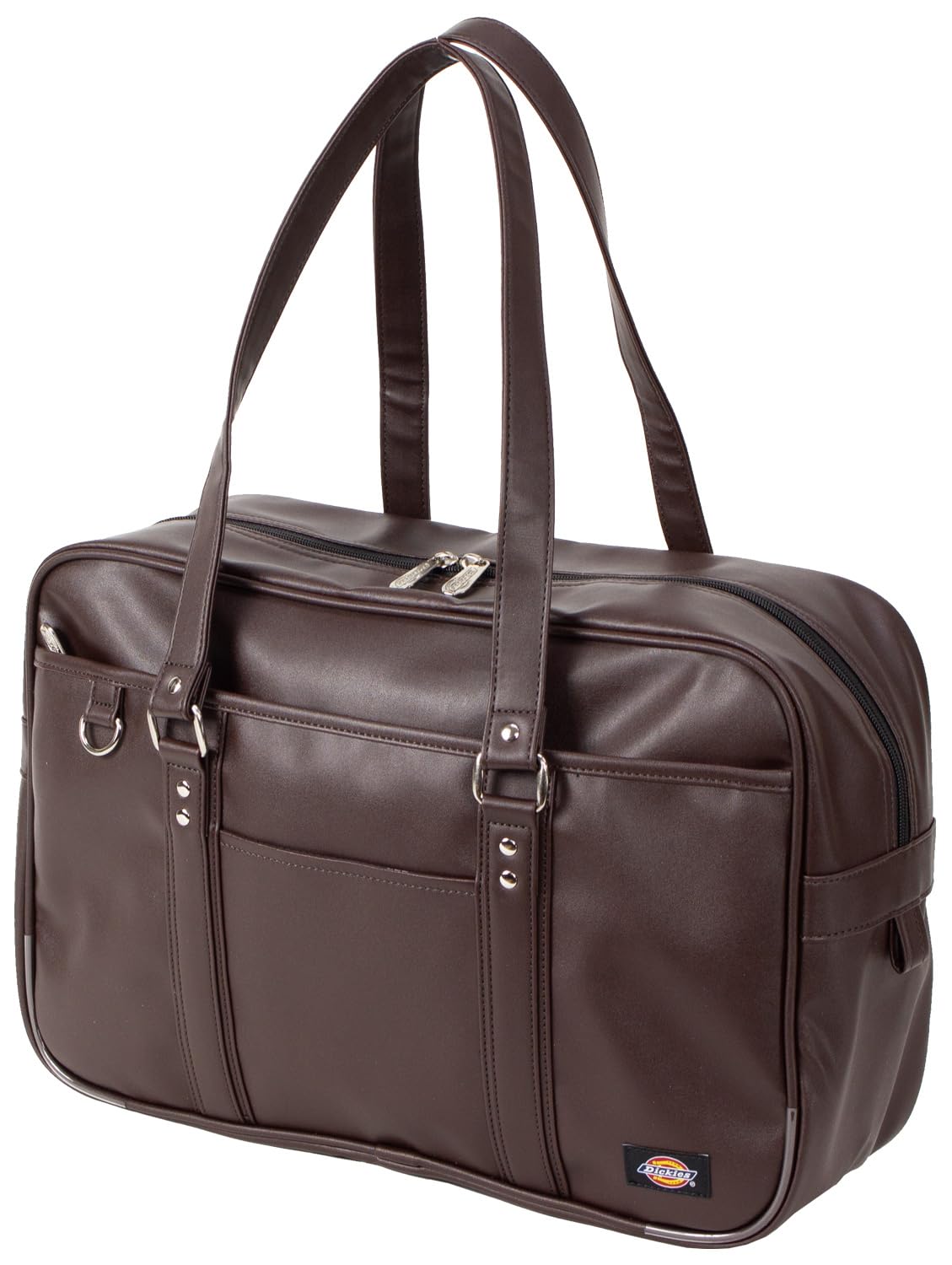 [ディッキーズ] スクールバッグ 合成皮革 スクバ DK-G01 (ブラウン)