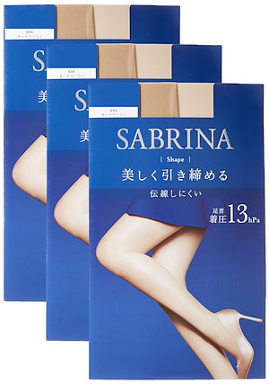 [グンゼ] ストッキング サブリナ シェイプ 同色3足組 SB420 レディース ヌードベージュ M-L