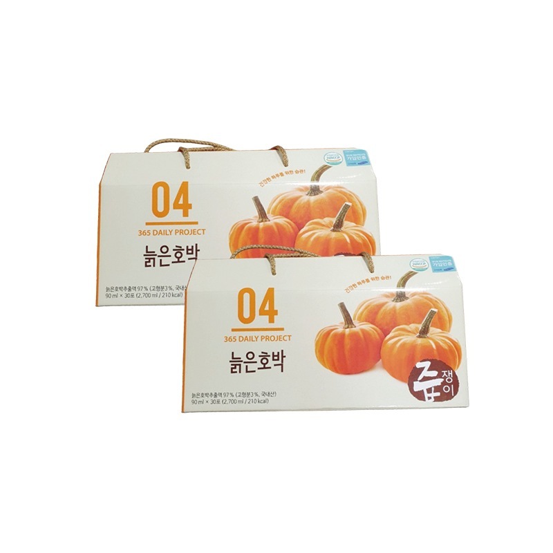 【チュプジェンイ】  [箱なし] (1+1) かぼちゃ汁(かぼちゃジュース) 1箱30パックx2個