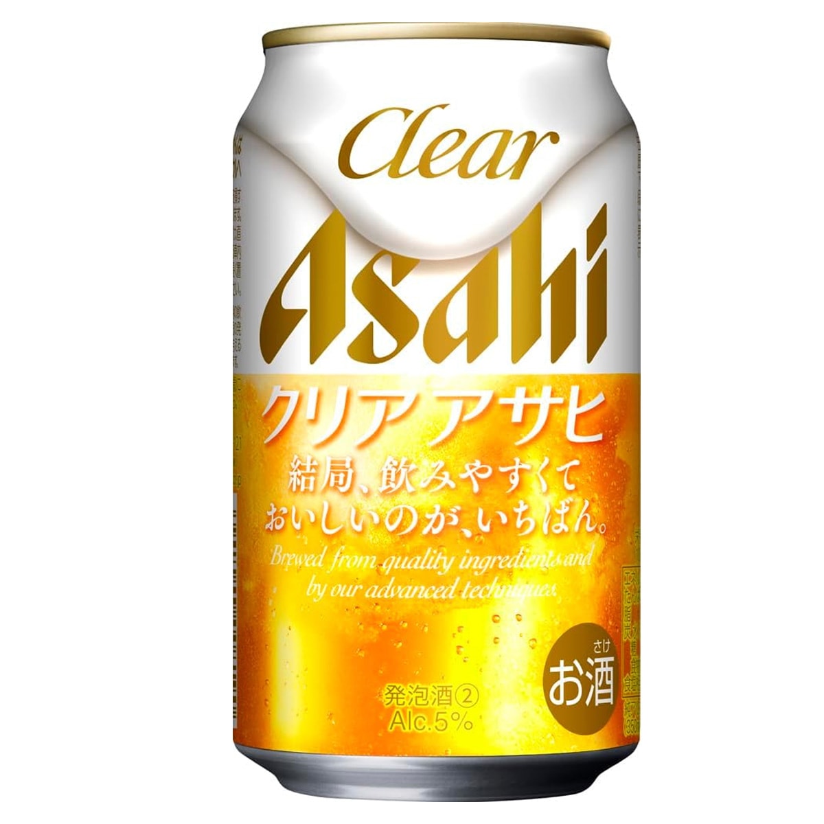 アサヒ ビール クリアアサヒ 350ml 24缶入 3ケース（72本）