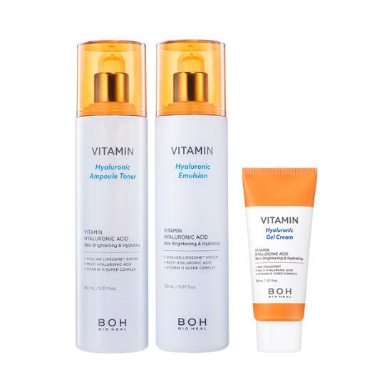 ビタミンヒアルロニック アンプルトナー 150mL & エマルジョン 150mL(+ジェルクリーム 30mL)/ 企画セット