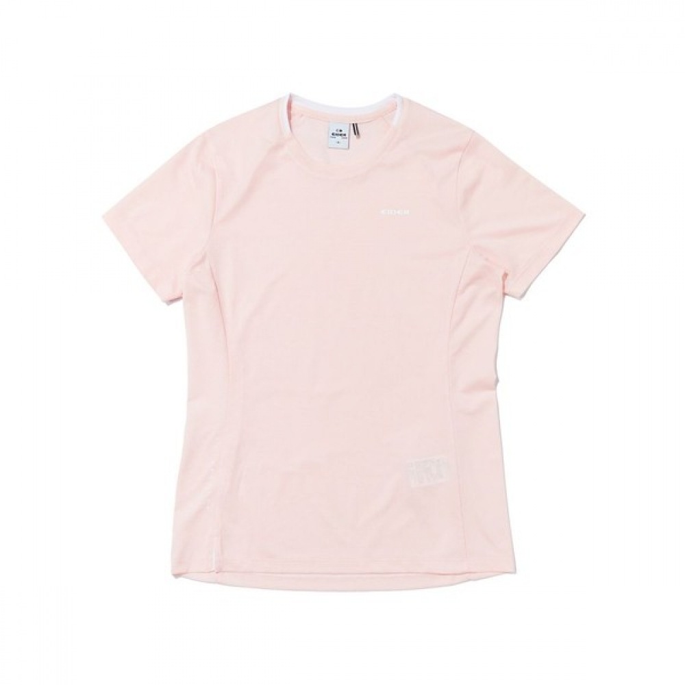 [アイダー] レディース POP ワッフルベーシックラウンドショートスリーブ Tシャツ_DWM232968P