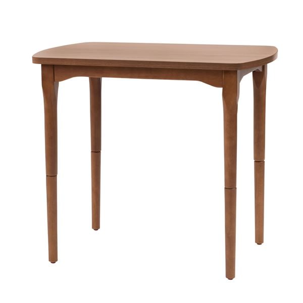 2WAYコタツ 約W80xD50xH40/70cm ブラウン 継脚式 組立品 [こたつ布団別売り]