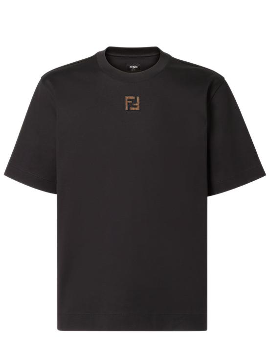 FENDI Men T-Shirts FY0936AW0R F1UL6 Black