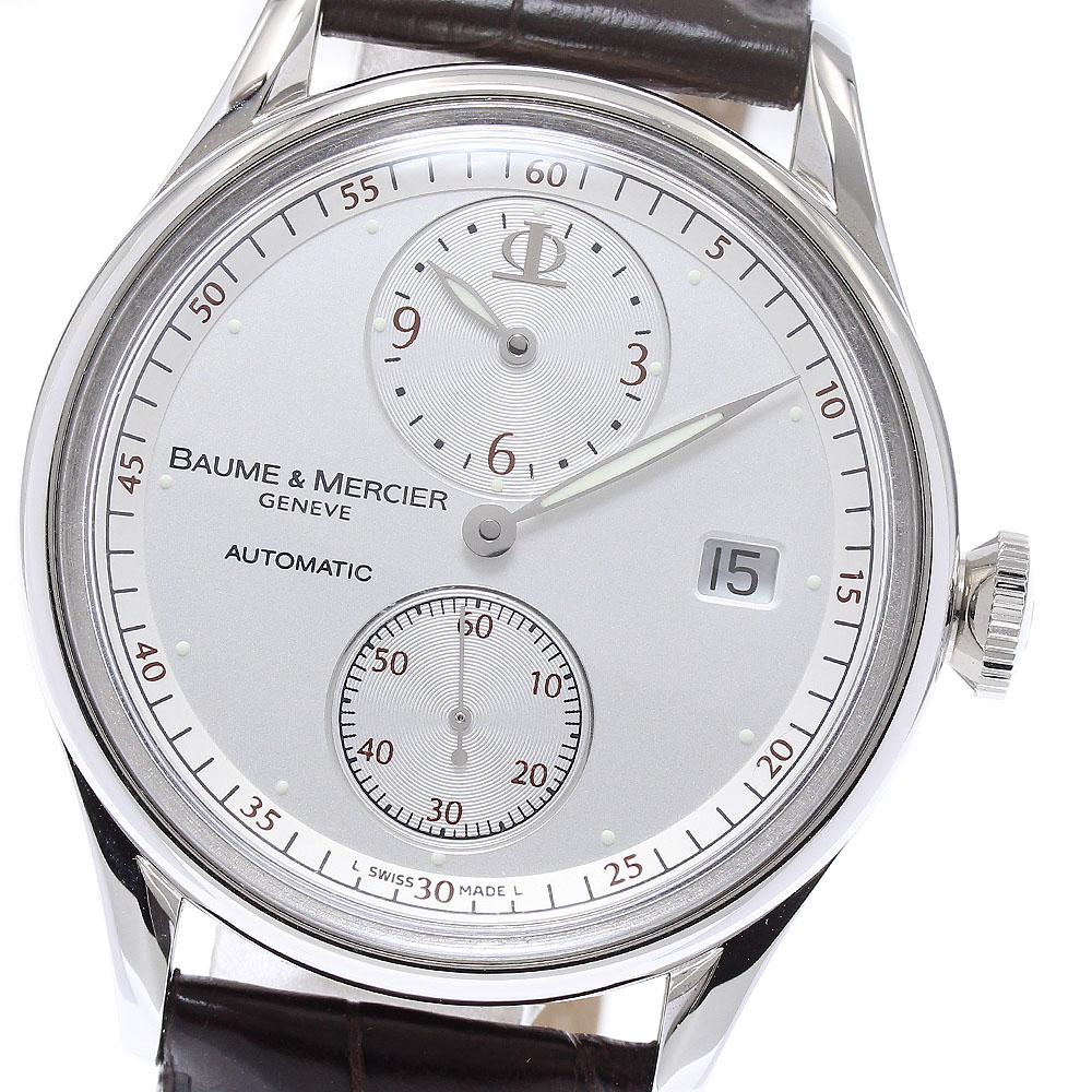 ボーム＆メルシェ Baume & Mercier MOA08695 クラシマ デイト 自動巻き メンズ 保証書付き_871554【中古】