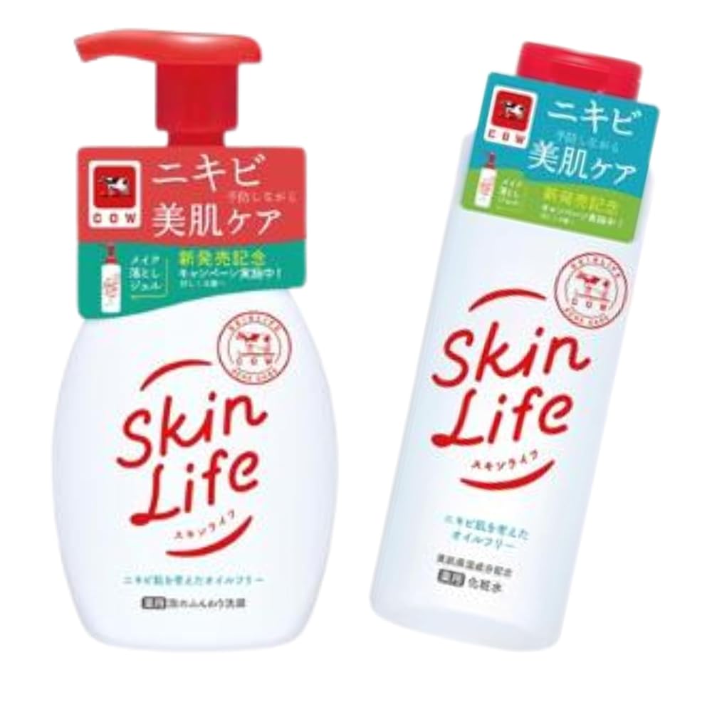 スキンライフ 薬用泡のふんわり洗顔160ml＋薬用化粧水150ml 2点セット 医薬部外品 泡洗顔 低刺激 保湿 毛穴ケア もちもち肌 敏感肌 ニキビ