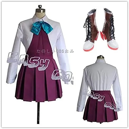 艦隊これくしょん -艦これ- 艦娘 夕雲風 コスプレ衣装+靴 （ウィッグ別売り)