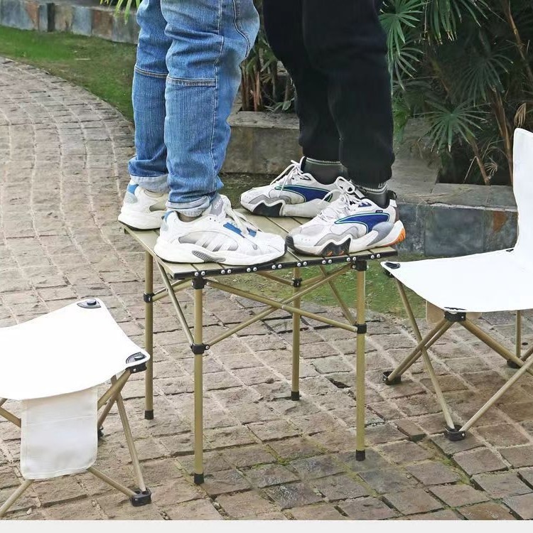 アウトドア旅行ポータブル車載超軽量ピクニックキャンプ怠惰なモバイル折りたたみテーブルピクニックエッグロールテーブル 5,334円