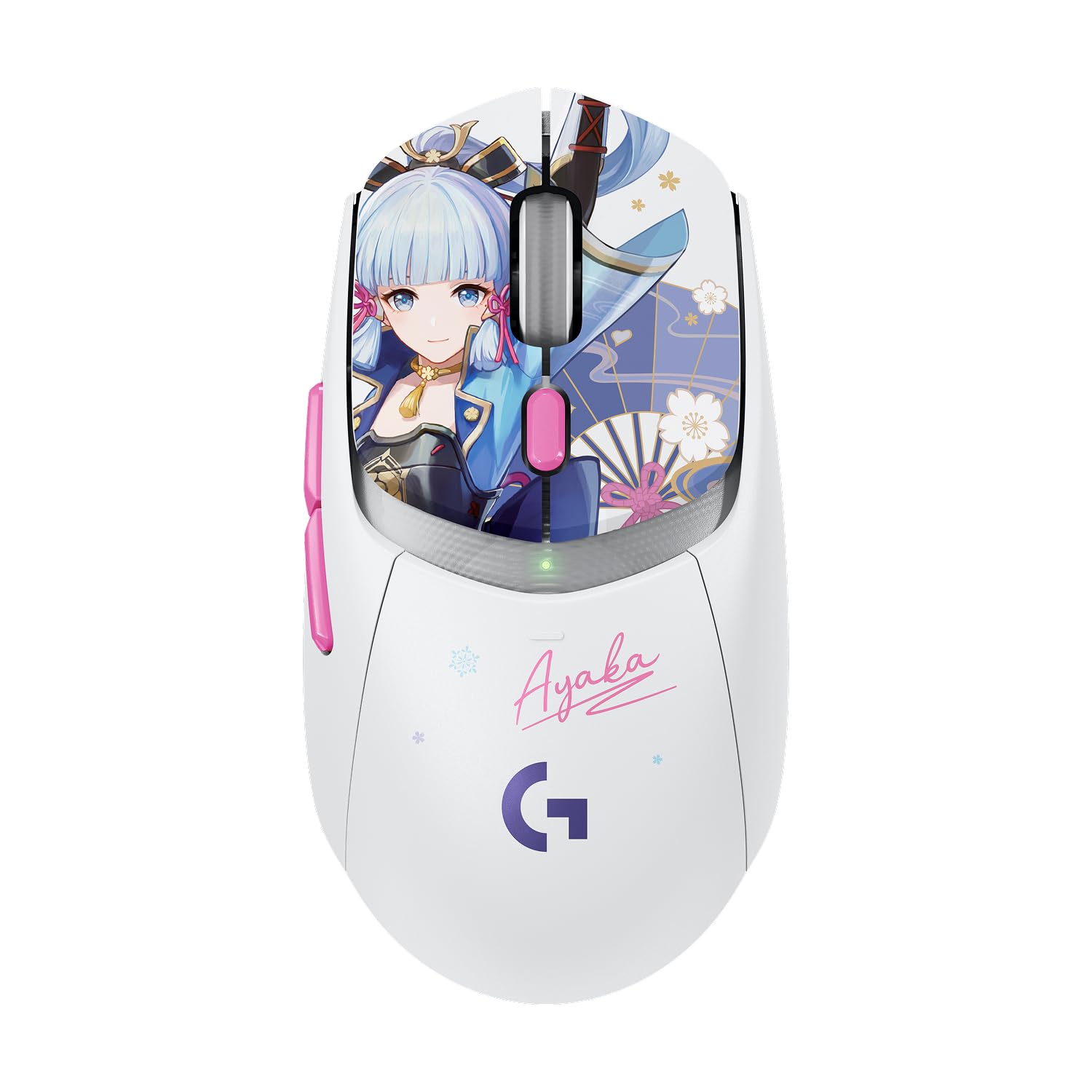 Logicool G 原神 神里綾華 特別モデル ゲーミングマウス G309 LIGHTSPEED ワイヤレス マウス G309WL-GE-AYA 軽量 LIGHTFORCE ハイブリッドスイッチ H