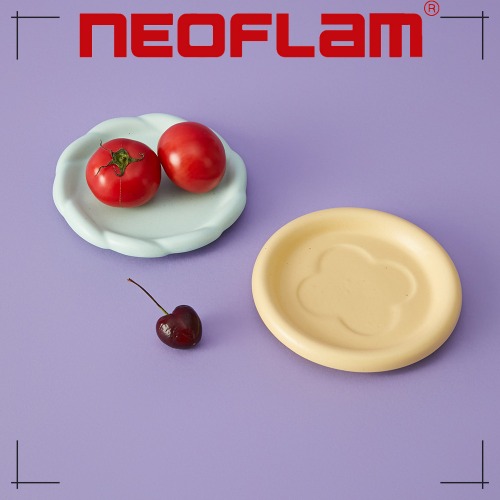 ネオフラム BUTTER FINGER おかず皿 2枚セット 可愛いデザイン 韓国人気