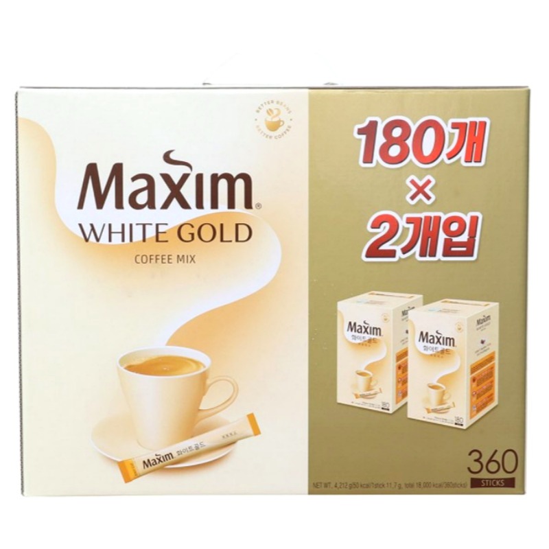 韓国コーヒー ホワイトゴールド コーヒーミックス 360個