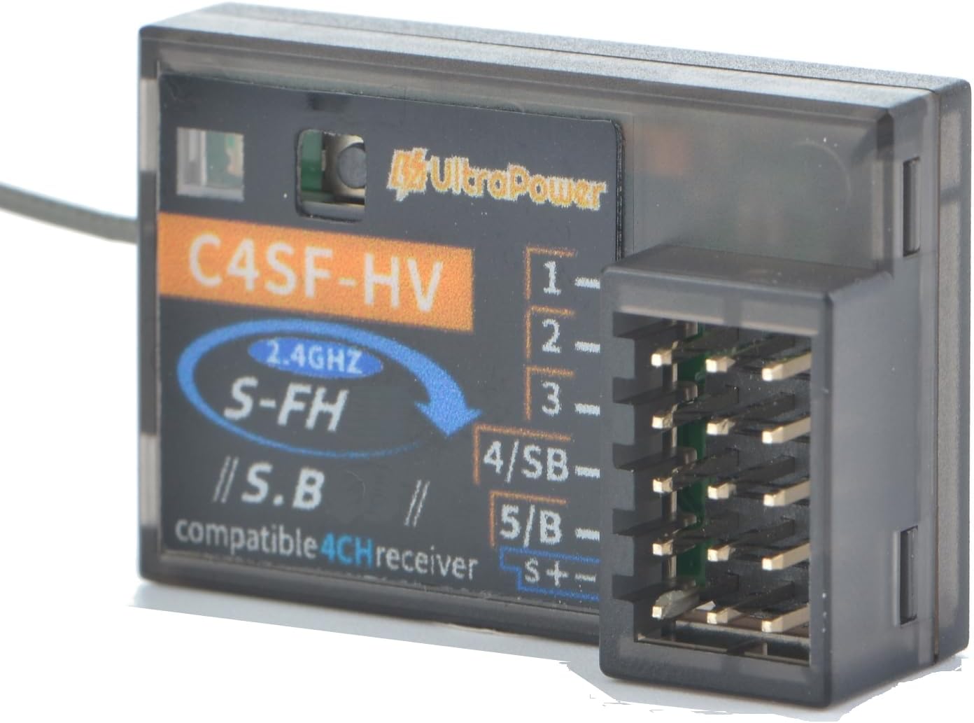 UltraPower C4SF-HV 受信機 【 FUTAxx社 受信機 互換 S.Bxx 2.4G S-FHxx 4CH 】