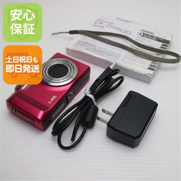 新品同様 EX-ZR500 レッド デジカメ CASIO 158