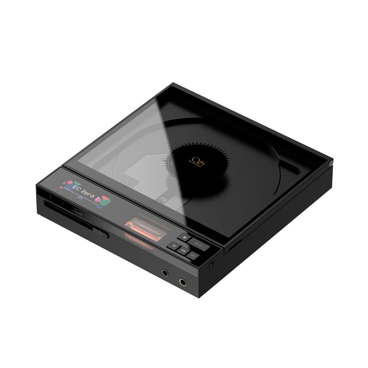 シャンリン EC-ZERO-T-BK デュアル真空管搭載ポータブルCDプレーヤーEC Zero T ECZEROTBK