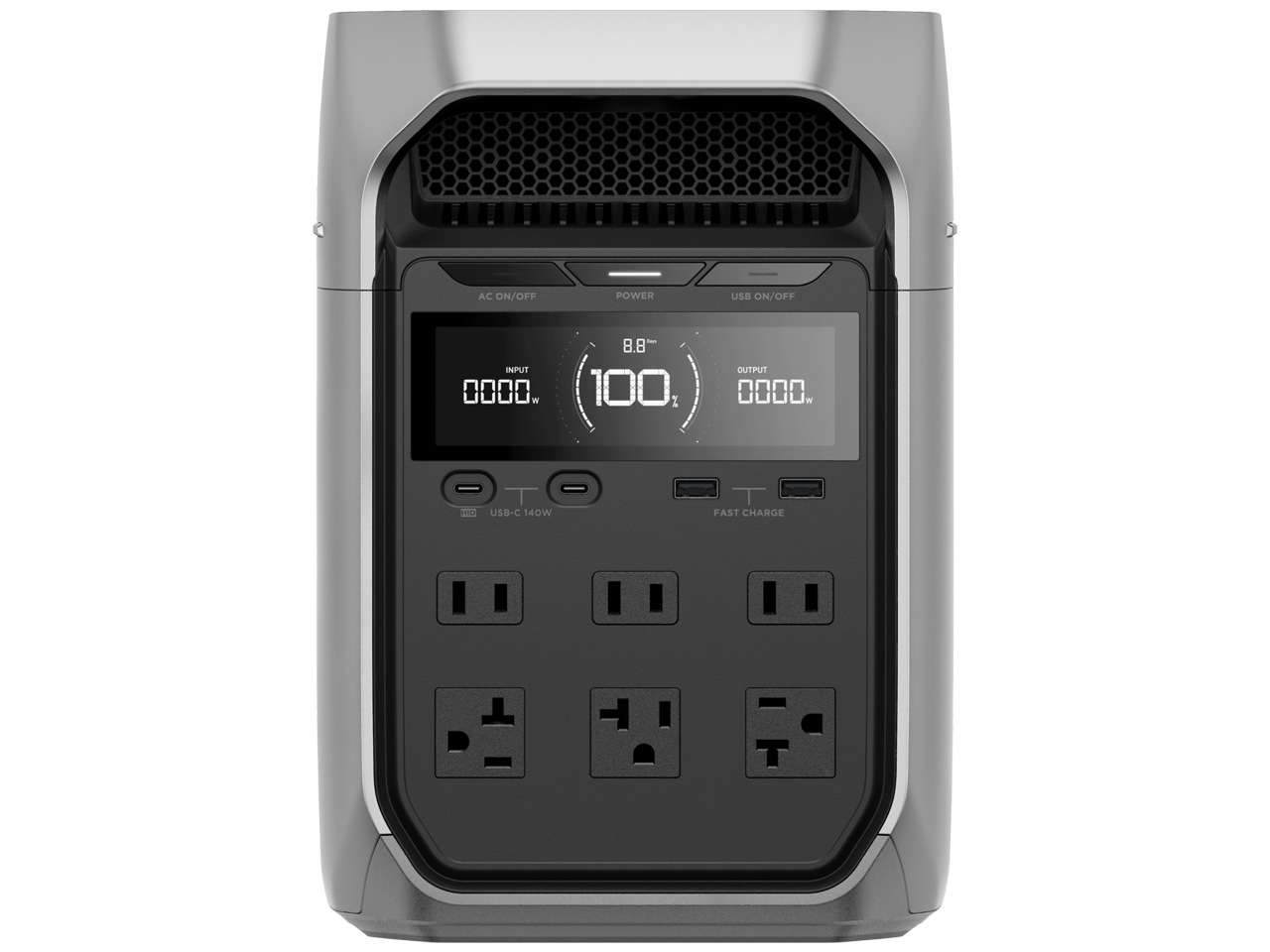 新品 ポータブル電源 DELTA 3 Plus EFDELTA3P-JP-Cbox [マーブルブラック/黒] Eco Flow エコフロー 国内版 本体 4895251630023