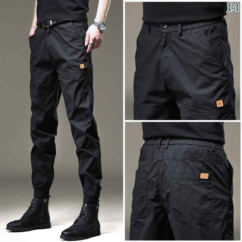 カーゴパンツ　メンズ　レディース アメリカン レトロ オーバー オール メンズ 春 薄手 機能 スポーツ アウトドア 通勤 マウンテン タクティカル カジュアル パンツ