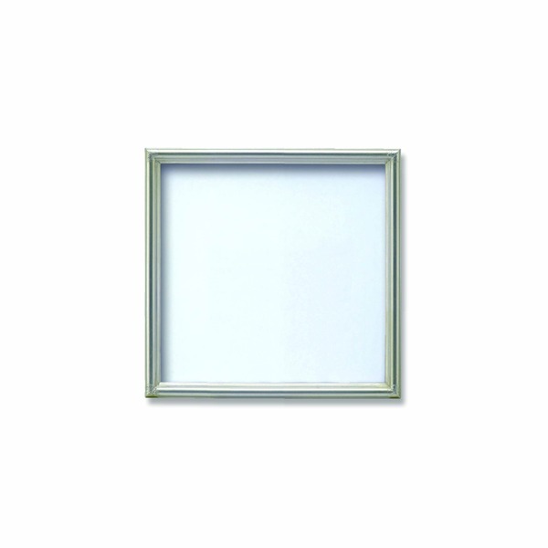 ( 角額 )正方形額 250角 250×250mm シルバー 壁掛けひも アクリル付き フレーム 額縁 額
