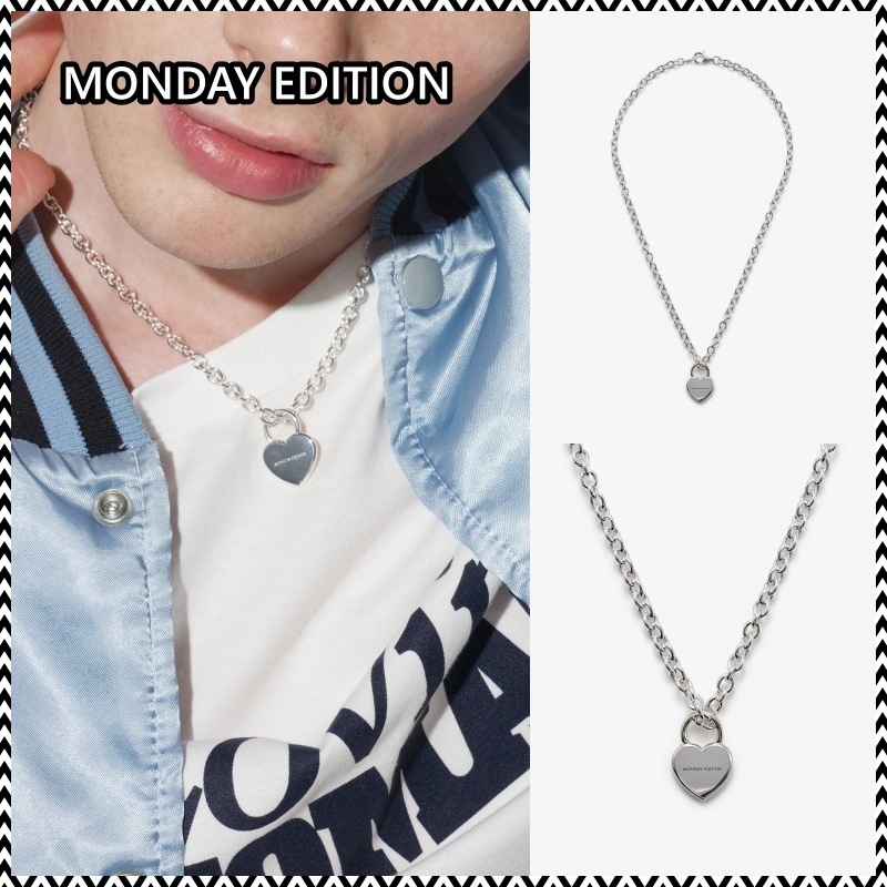 MONDAY EDITION THE ME HEART CHAIN NECKLACE FOR MENS