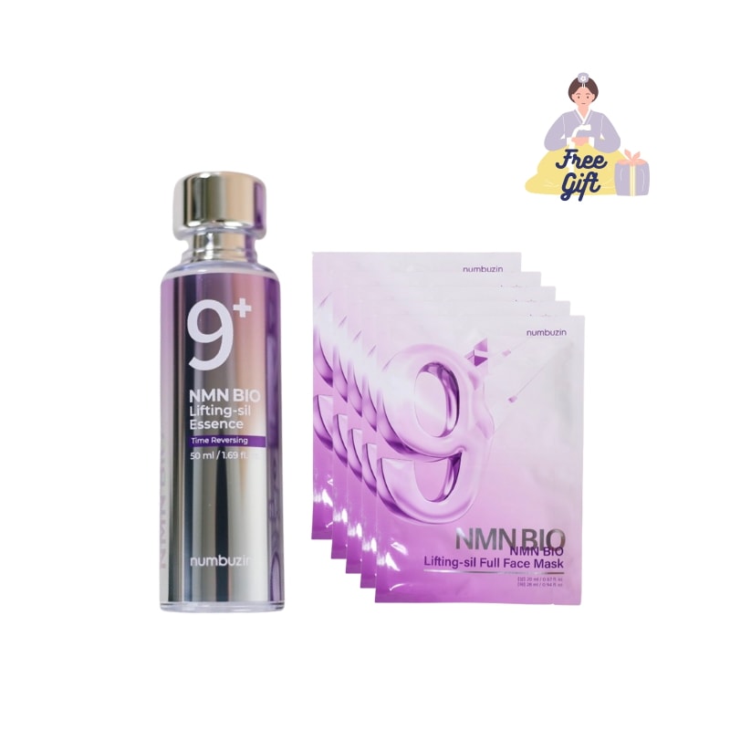 [numbuzi]９番 NMN バイオリフト濃縮美容液50ml＋バイオリフトフルフェイスパック４枚/弾力ケア/リフティング/NMN/NAD/ATP/レスベラトロール/グルタチオン
