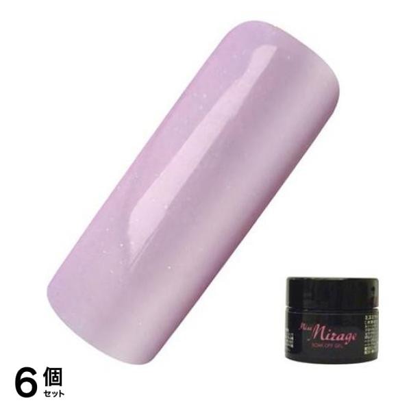 Miss Mirage(ミスミラージュ) ソークオフジェル シアー トゥインクルラベンダー S15S 2.5g 6個セット