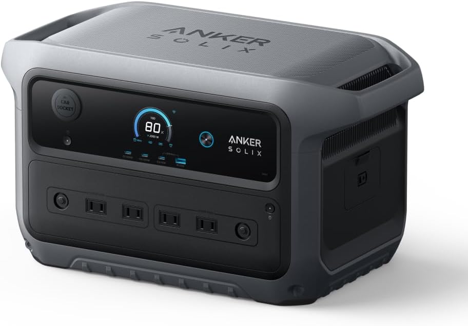 Anker Solix C2000 Gen 2 Portable Power Station ダークグレー A17835Z1