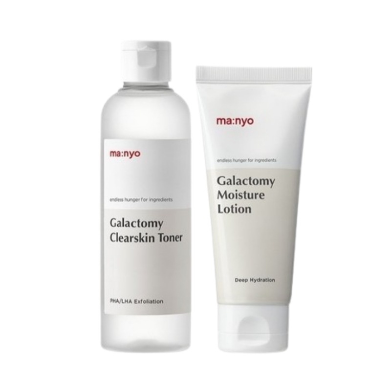 ガラクトミークリアスキントナー210ml＋モイスチャーローション100ml（毛穴ケア／角質ふき取り／うるおい水分乳液）
