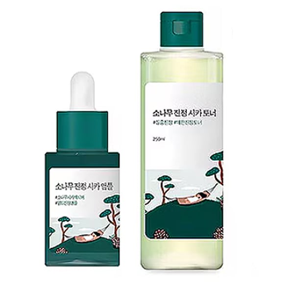 [ソナムジンジョン シカアンプル 30ml + シカトナー 250ml] ニキビケア 敏感肌用 しっとり保湿 トラブルケア 韓国コスメ