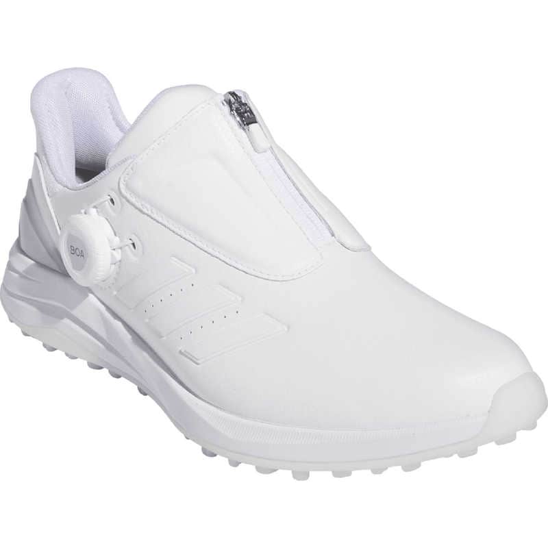 アディダス　ゴルフシューズ ウィメンズ 22.5cm ソーラーモーション ボア 24 (ホワイト×ホワイト×シルバーメタリック)