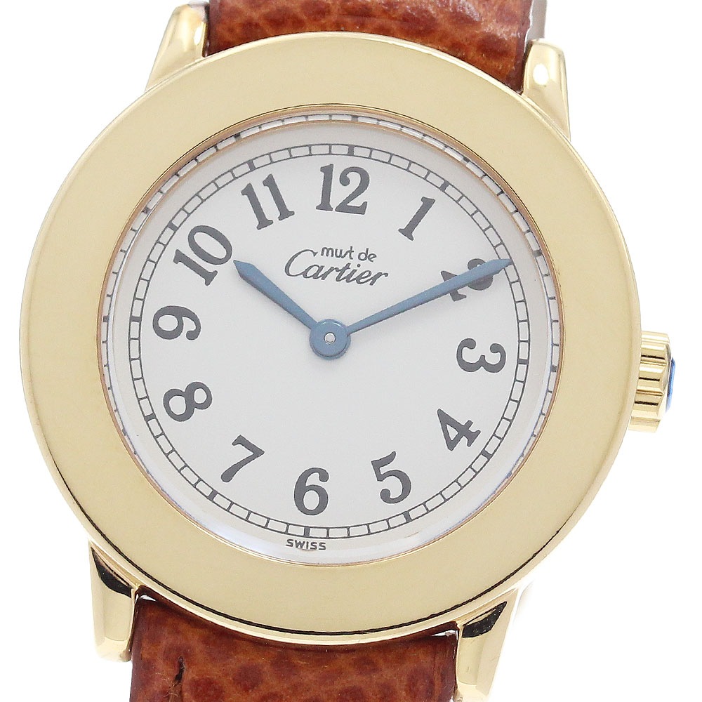 カルティエ CARTIER W1008843 マストロンド SM クォーツ レディース _958591【中古】