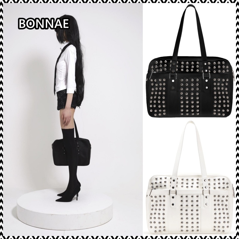 BONNAE Studded school bag