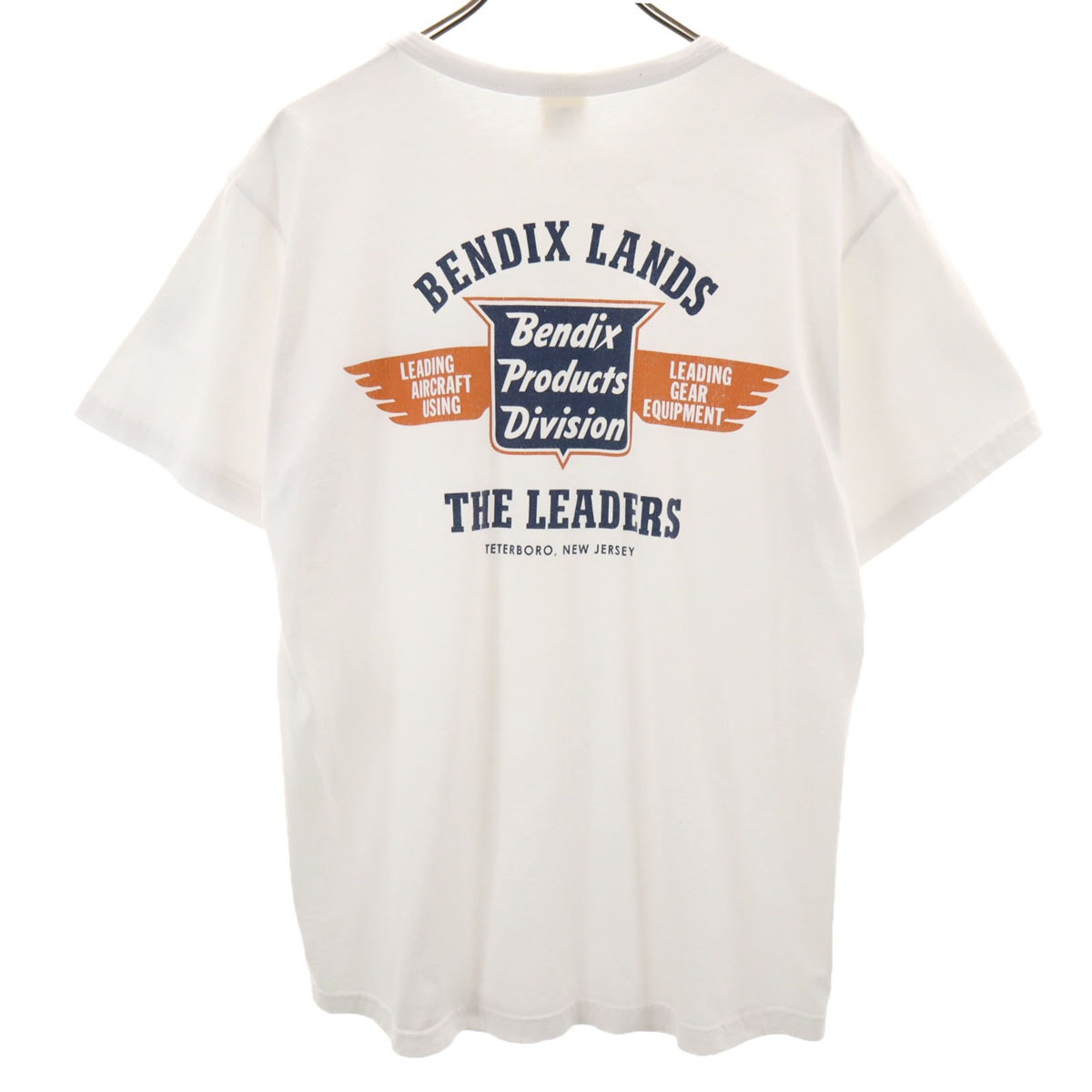 USA製 半袖 Tシャツ XL ホワイト系 バックプリント メンズ 古着