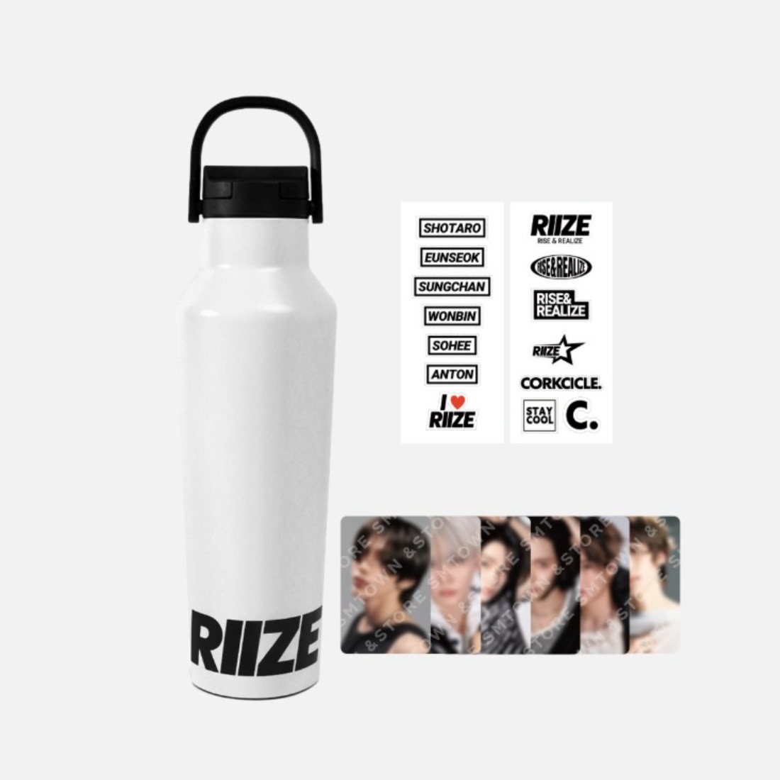 [公式] CORKCICLE X RIIZE SPORT CANTEEN + REMOVABLE STICKERS + PHOTOCARD SET